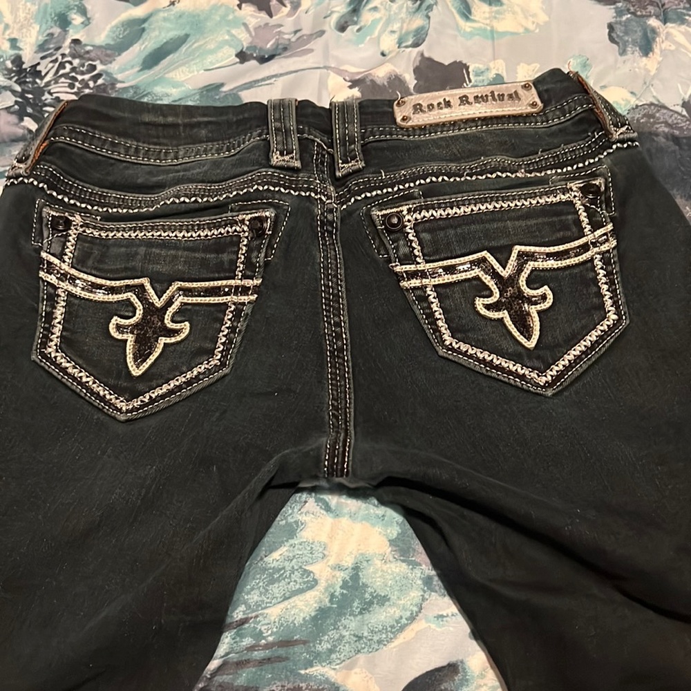 Rock Revival Jacklyn Boot Jeans size 27